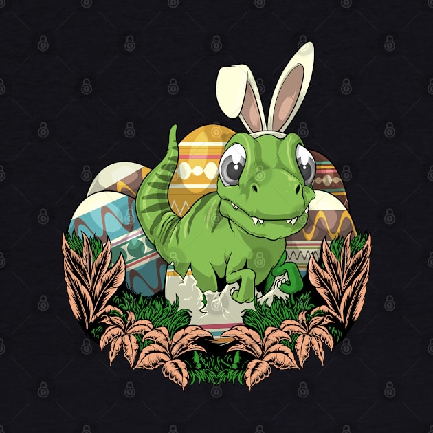 cute dinosaurs easter day by Wagum Std